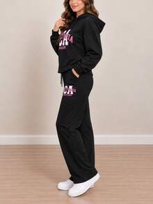 Women Two-Piece Outfits - Black - View 3