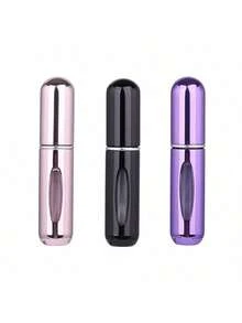 1-10Pcs 5ml Travel Mini Perfume Refillable Atomizer Container, Mini Perfume Bottle, Bottom Fill Perfume Refillable Bottle Spray Dispenser, Portable Empty Liquid Container, Travel Essentials, Multiple Colors, 1PC/3Pcs/4Pcs/5Pcs, Travel Organizer - Multicolor - View 16