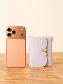 Women's Short Wallet, Vintage PU Material, 3D Metal Bow Clasp, Multi-Card Slots, Large Capacity Wallet Card Holder, Minimalist Elegant Clutch, Perfect Gift For Christmas - Multicolor - View 7