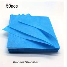50pcs Bird Cage Liner Pads, Disposable, No Washing Required, Bacteria-Resistant - Blue - View 8