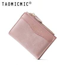 Women's Clutch Wallet, Bi-Fold Short PU Wallet, Vintage Patchwork Surface, 5 Card Slots ID Compartment, Zipper Coin Pocket, Portable Purse - Multicolor - View 15