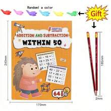Student 100-Within Addition & Subtraction Math Mental Calculation Practice Workbook + Gift - C - View 6