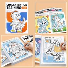 48-Page Children's Magic Activity Book, Including Mazes, Connect-The-Dots And Coloring Pages, An Engaging Learning Adventure Designed To Enhance Focus And Fine Motor Skills, Promote Cognitive Development And Interactive Learning, Pen Control Training Book, Suitable For Young People And Adults - Multicolor - View 14