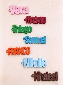Custom Name Keychain,Personalized Gift For Her,Birthday Gift,Teacher Appreciation,Bag Tag - Multicolor - View 8