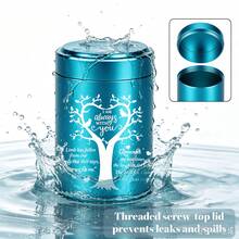 Small Urns For Human Ashes Keepsake, 2.7 Inch Mini Urns For Human Ashes, Decorative Cremation Keepsake Urns For Sharing, Funeral Memorial Ashes Holder ﻿ - Blue - View 3