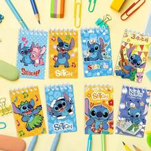 Disney 4pcs Cartoon Stitch Memo Pads, Lilo & Stitch Style, Suitable For School And Office Supplies, Multi-Functional Notebook Planner, Perfect Party Gift, Holiday Gift For Fans. - Multicolor - View 7