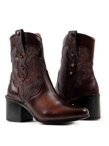 Women Ankle Boots & Booties - Brown - View 3