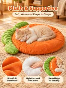 1-2pcs Winter Warm Rabbit Pet Mat, Soft & Comfortable All-Season Small Pet Bed Pad, Suitable For Hamsters, Rabbits, Guinea Pigs And Other Indoor Pet Cages, Daily Sleep & Rest, Christmas Holiday Small Pet Supplies - Multicolor - View 3