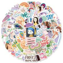 60pcs Fun Skincare & Beauty Therapist Stickers, Creative Makeup SPA ...