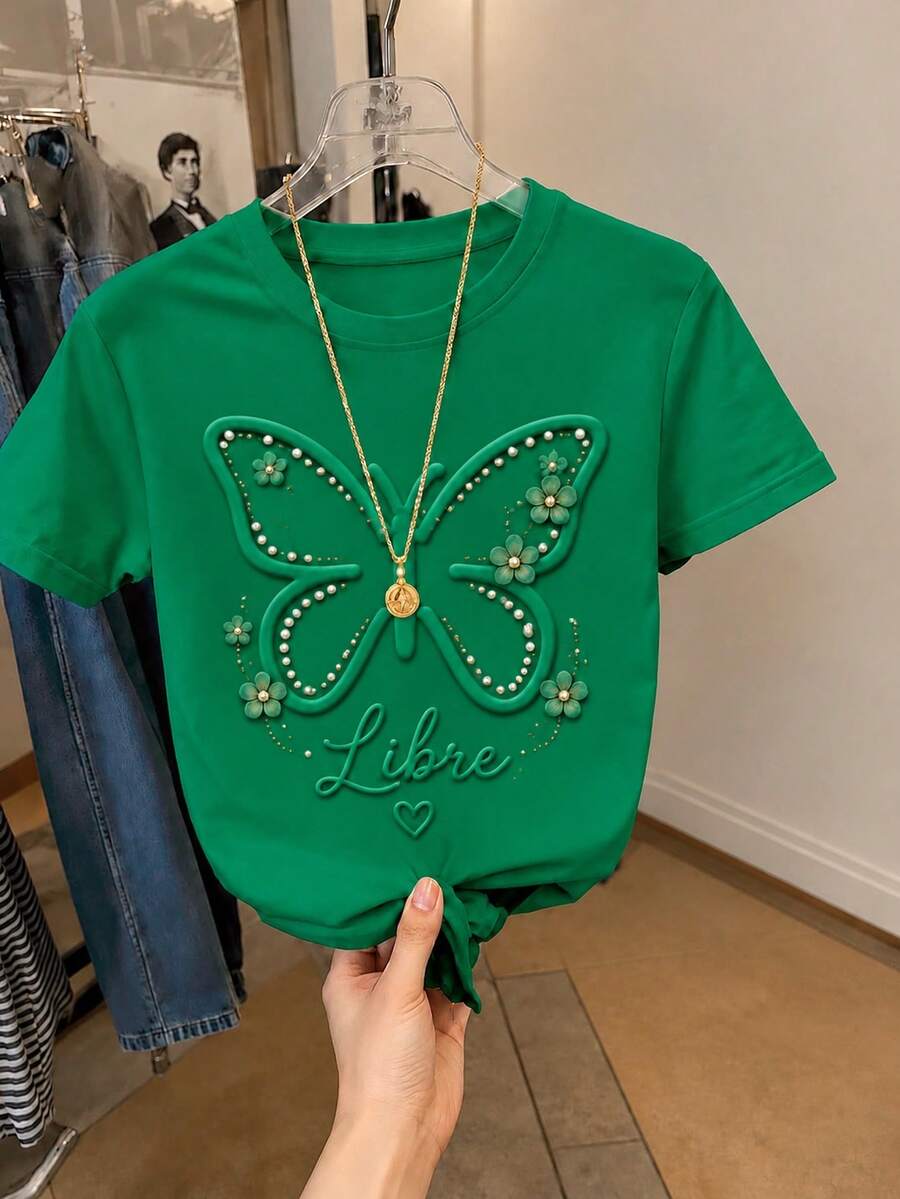 Women T-Shirts - Green - View 1