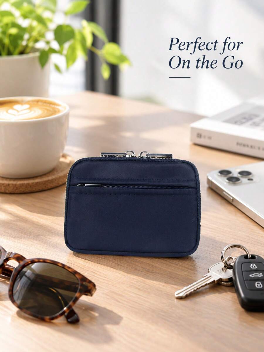 Mini INS Card Holder, Driver's License Coin Purse, Simple Compact Multi-Function Coin Wallet, Handheld Card Holder With Multiple Slots, Key Pouch, Storage Bag - Multicolor - View 1