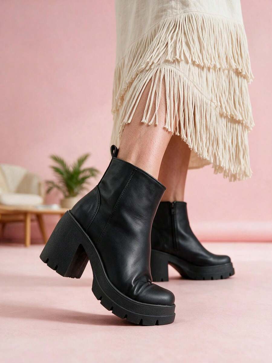 Women Ankle Boots & Booties - Black - View 1