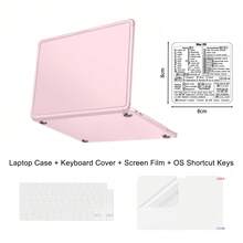Ốp lưng laptop 2026 cho Macbook Neo 13 inch (2026) A3404, khớp 100% màu chính hãng, độ trong suốt cao, siêu mỏng, dễ lắp đặt, bảo vệ chống trầy xước, ốp A18 Pro kèm ốp bàn phím / miếng dán màn hình / phím tắt OS - Xem 17