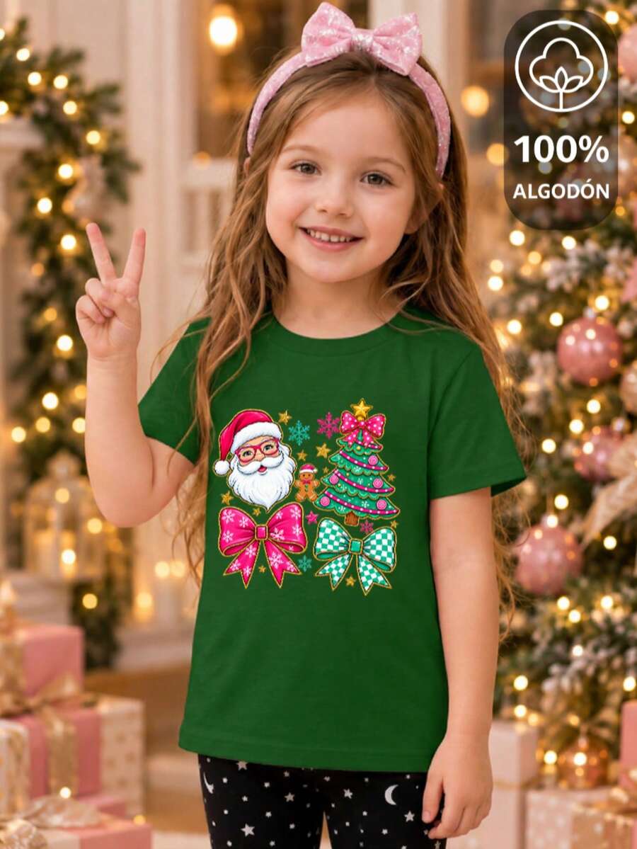 Young Girls T-Shirts - Green - View 1