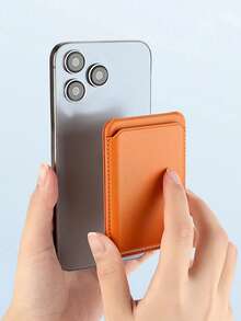 Shockproof Magnetic Model Slouchy Stand 1pc 2-In-1 Magnetic Holder & Card Holder Case Compatible With Apple 15 Pro Max, 12/13/14/15 MagSafe Easter Gift Spring - Multicolor - View 3
