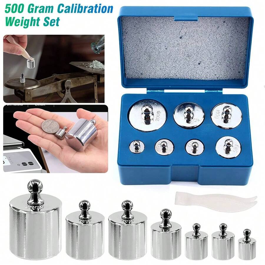 Precision Balance Calibration 1g-500g Weight Set Kit For Digital Pocket Scale - Weight Set - View 1