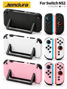 Jemdura Switch NS2 Split Protective Case, Scratch-Resistant And Durable (TPU+PC Material), Supports Direct Charging On Dock, Precise Cutouts, Easy Installation And Removal, Ideal Accessory For Switch - View 1