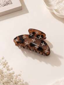 4pcs Rhinestone & Pearl Fashion Luxury Delicate Small Hair Claw Clips, Sweet Elegant Half-Up Hair Clips For Women, Suitable For Daily Wear, Parties, Dates, Valentine's Day Gift - Multicolor - View 7