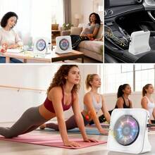 4000mAh Battery Portable CD Player - Retro Portable Phonograph, Capable Of Playing CDs And Albums, Supports Bluetooth And USB Connection For Playback. An Ideal Choice For Birthday Gifts And Holiday Gifts. - View 6