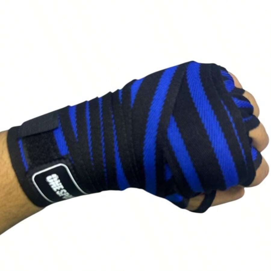 Hand Wraps, Forearm Guards - Schwarz/Blau - Übersicht 1