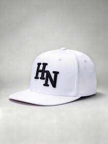 1pc Gothic Men Hats Letter HN Embroidered Caps For Men Adjustable Hip-Hop Cap Ideal For Travel Hiking Climbing Sun Protection And Outdoor Activities. - Multicolor - View 5