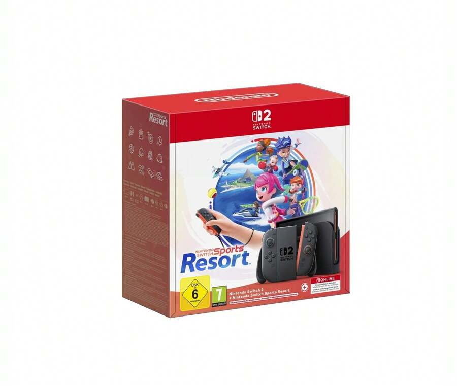 Consola Nintendo Switch 2 con Nintendo Switch Sports Resort y 3 meses ...