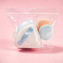 4pcs Makeup Puff Set, Soft Foundation Applicator Sponge For Liquid, Cream & Powder, Reusable Triangle Face Makeup Applicator For Daily Cosmetic Use - Multicolor - View 9