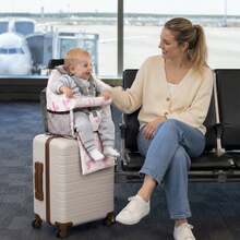 1pc Kids Luggage Seat Cushion, Luggage Rest Pad For Children, Portable And Convenient For Travel (Weight Limit 30lbs) - Multicolor - View 1