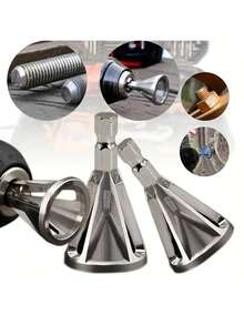 High-Quality Chamfering Tool, Deburring Tool, Edge Trimming Scraper, Electric Milling Tool, Chamfering Tool, Metal Deburring Chamfering Tool, Grinding And Trimming, Suitable For Various Collet Electric Drills, Metalworking Tool, Compact Deburring Knife, High-Quality Cutting Machine - A - View 2
