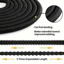New Garden Expandable Hose, Gardening Hose, Watering Pipe, Car Wash Foam Spray Gun Accessories, High Pressure Adjustable Nozzle, Multiple Spraying Modes, Suitable For Car Wash, Vehicle Cleaning, Irrigation Tools - B - View 3