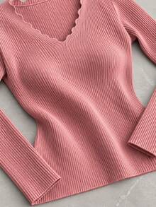 Women Sweaters - Pink - View 4