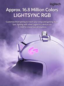 Logitech G502 HERO Wired Gaming Mouse, HERO 25K Sensor, 11 Programmable Keys, 5-Position Adjustable Weight System, LIGHTSYNC RGB - View 9
