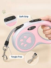 1 pieza Correa retráctil ajustable para mascotas de 3 metros/5m, adecuada para pasear perros medianos y pequeños - Multicolor - Ver 10