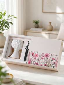 2pcs Premium Gift Box Incense Burner Set – Decor & Aromatherapy. Elegant Desktop Holiday Decor For Home, Bedroom & Yoga. Unique Design, A Warm Gift For Her - 2pcs - View 8