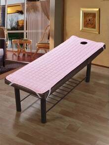 1pc Beauty Salon Massage Table Bed Sheet Mattress Skin-Friendly Massage SPA Bed Cover With Face Breath Hole - Multicolor - View 2