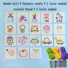 8/21/30pcs Beginner Sewing Kit, Fine Motor Skills Training, Suitable For Classroom Activities And Home Crafts, Christmas, Halloween Gifts - Multicolor - View 14