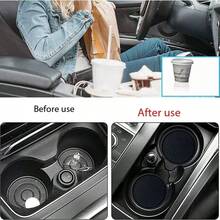 Car Cup Holder Coaster, Anti-Slip Universal Fit For All Car Models, Car Interior Storage Organizer, Travel Essential, Back To School Dorm Storage - Various - View 5