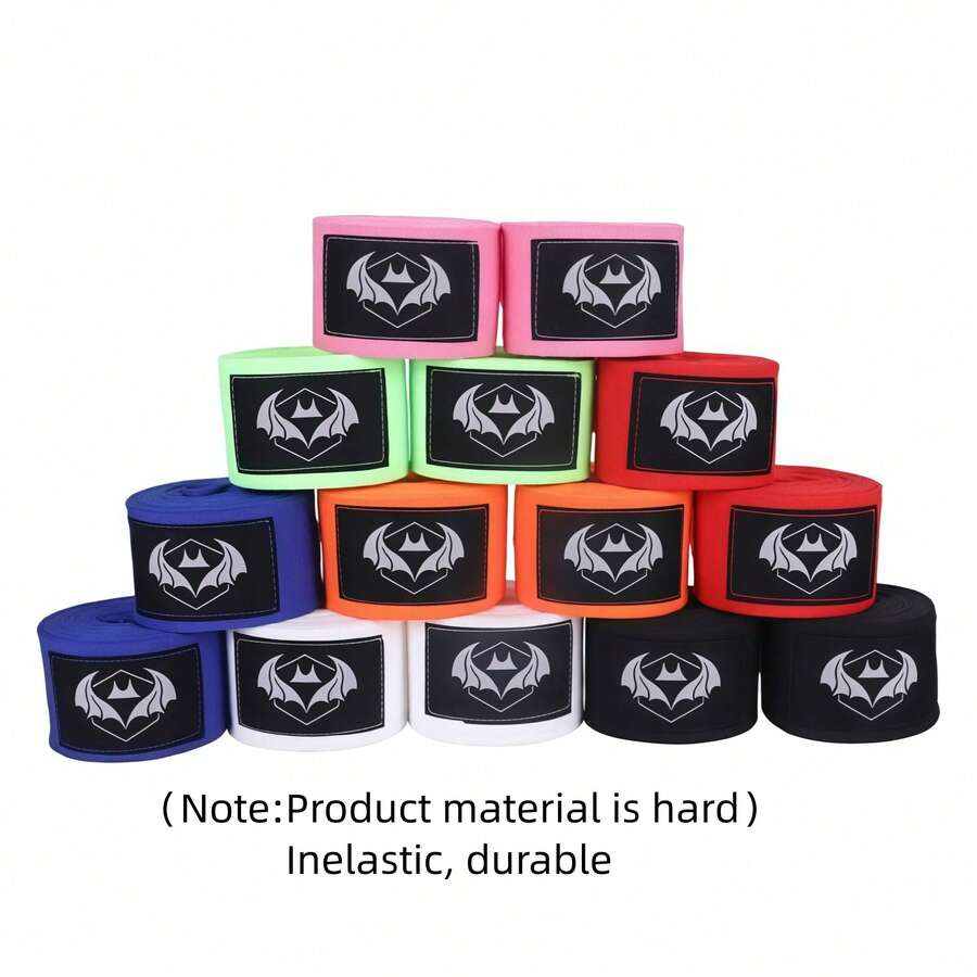 1 Pair Non-Slip Boxing Hand Wraps (Non-Elastic) 1.5m For Beginners, Sports Protection Function, Ultimate Comfort, Suitable For Mixed Martial Arts (MMA) And Other Sports, Boxing Protective Gear, Sanda Hand Wraps, Sandbag Training Hand Wraps, Muay Thai Binding Sports Combat Gear, Sports Protective Equipment, Gym Essentials, Boxing Essentials, Unisex Professional Sports Protective Gloves - Multicolor - View 1