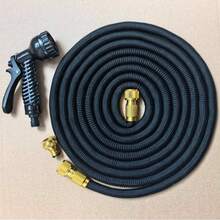 High Pressure Expandable Garden Hose Set - Spray Gun And Nozzle Suitable For Gentle Pet Bathing, Efficient Car Washing, Lawn Irrigation And Yard Cleaning - Black - View 21