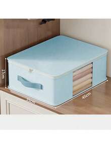 4pcs Large Capacity Transparent Clothes Storage Bags, Organizer Bags, Drawer-Style Storage Boxes - Multicolor - View 7