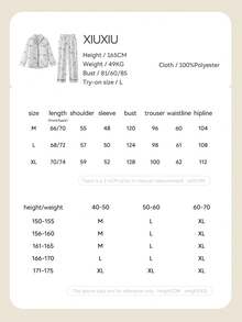 Gongdie MIFFY 2 Pieces Women's Flannel Pajama Set,Winter Grey Fleece Loungewear With Ribbed Trim And Pocket - Light Grey - View 8