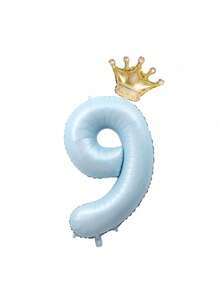 2pcs 40-Inch Number 0-9 + Crown Balloons For Birthday, First Birthday, Adult Anniversary Scene Decoration Party Balloons,Anniversary, Wedding, Graduation, Bachelorette, Photo Backdrop, Party Decor - Multi-color - View 16