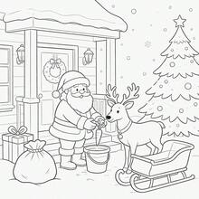 1 Giant Christmas Adult Coloring Book, Winter Snowman Holiday Coloring Pages, Stress Relief Activity Manual, Warm Christmas Holiday Gift For Friends And Family - Giant Christmas Coloring Book - View 6