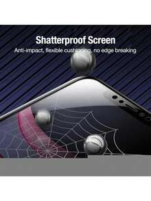 BOLLYMORE 3入裝磨砂陶瓷防窺螢幕保護貼（防震），適用於 iPhone 17 Pro Max/17 Pro/17/Air/16 Pro Max/16/16 Pro/16 Plus/14 Pro Max；具備 9H+ 耐刮損與高觸控靈敏度；相容手機殼；附清潔套件；高品質 9H+ 陶瓷膜－完美的春季禮物 - 3pcs Matte - 查看 7