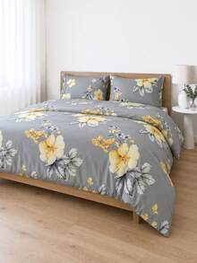 POLIGONO Duvet Covers Sets - Grey - View 1