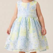Baby Girls Dresses - Lime Green - View 1