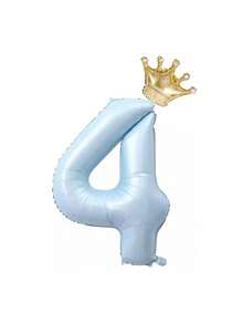 2pcs 40-Inch Number 0-9 + Crown Balloons For Birthday, First Birthday, Adult Anniversary Scene Decoration Party Balloons,Anniversary, Wedding, Graduation, Bachelorette, Photo Backdrop, Party Decor - Multi-color - View 11