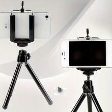 Mini Tripod With Pan-Tilt Head, Portable Extendable Camera And Projector Tripod, Compact Tabletop Stand For Desktop Shooting And Live Streaming, Simple Stable Base, Adjustable Head, Easy Setup For Daily Use - View 9