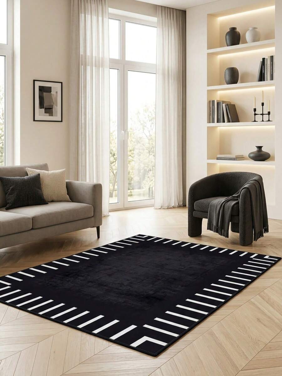 Decomia -Digitally Printed Living Room Rug, Kitchen Rug, Runner - Bronze - View 1