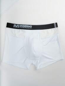 MANSERNO [Men's Boxer Briefs] 3pcs/Pack Random Men's Modal Mesh Patchwork Breathable Boxer Briefs, High Elasticity Durable Waistband, Soft Skin-Friendly, Suitable For Sports, Home, All Seasons - Multicolor - View 6